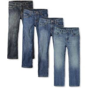 imageThe Childrens Place Boys Bootcut JeansBlue Wash 4pack