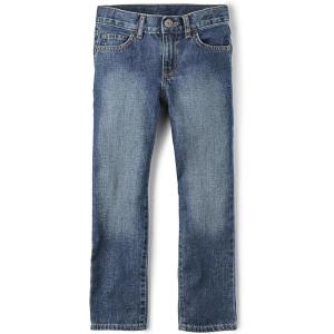 imageThe Childrens Place Boys Bootcut JeansMed Indigo
