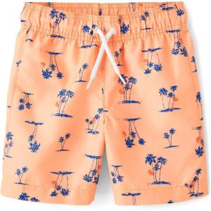 imageThe Childrens Place Boys Swim TrunksPalm Sunset
