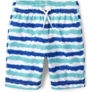 imageThe Childrens Place Boys Swim TrunksRenew Blue Stripe