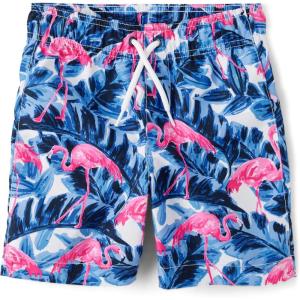 imageThe Childrens Place Boys Swim TrunksTidal Flamingo