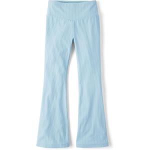 imageThe Childrens Place Girls High Rise Flare LeggingsChalk Blue Rib
