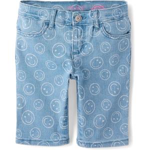 imageThe Childrens Place Girls Twill Skimmer ShortsLea Wash Print