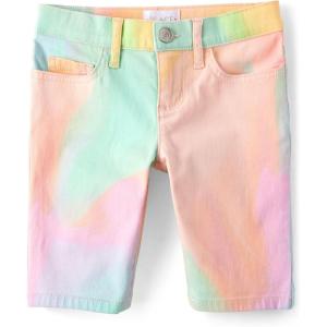 imageThe Childrens Place Girls Twill Skimmer ShortsMulticolor