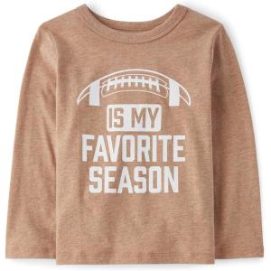 imageThe Childrens Place UnisexBaby and Toddler All HolidaysBirthdays Long Sleeve Graphic TShirtsFootball Fav Season