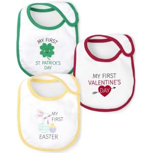 imageThe Childrens Place unisexbaby And Newborn My First Holiday Seasonal Bibs