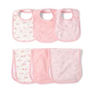 imageThe Childrens PlaceUnisex Babyand Newborn Bib and Burp Cloth SetsWhite Daisy 6PackOne SizeWhite Daisy 6pack