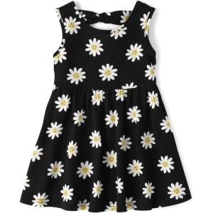 imageThe Childrens Placeand Toddler Girls Short Sleeve Fashion DressDaisies