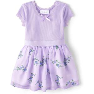 imageThe Childrens Placeand Toddler Girls Short Sleeve Fashion DressLoveable
