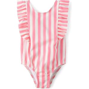 imageand Toddler One Piece SwimsuitPink Stripe