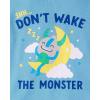 imageThe Childrens Place Baby Boys Snug Fit 100 Cotton Short Sleeve Top and Pants 2 Piece Pajama SetDont Wake the Monster