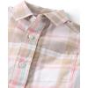 imageThe Childrens Place Baby Boys and Toddler Poplin Short Sleeve Button Down ShirtSandy Plaid