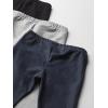 imageThe Childrens Place Baby Girls Capri LeggingsBlackSmoke GreyIndigo