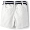 imageThe Childrens Place BabyBoys and Toddler Belted Chino ShortsSimply White