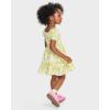 imageThe Childrens Place BabyGirls and Toddler Short Sleeve Casual DressesSmocked Yellow Floral