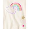 imageThe Childrens Place BabyGirls and Toddler Short Sleeve Everyday Casual Knit ShirtRainbow 4pack