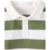 imageThe Childrens Place Boys Long Sleeve Rugby PoloTruly Olive