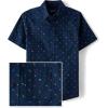 imageThe Childrens Place Boys Short Sleeve Poplin Button Down ShirtTidal Doodle