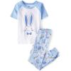 imageThe Childrens Place Easter Family Matching Snug Fit Cotton PajamasBlue Bunny
