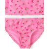 imageThe Childrens Place Girls Rashguard and Swimsuit SetNeon Pink 3piece