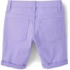 imageThe Childrens Place Girls Solid Skimmer ShortsIris Pop Purple