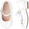 imageThe Childrens Place Low Heel Dress ShoesWhite Bow