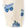 imageThe Childrens Place babyboys Cotton PantsBlueTrucks 2pack