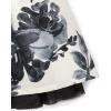 imageThe Childrens Placeand Toddler Short Sleeve Dressy DressBlack White Floral