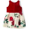imageThe Childrens Placeand Toddler Short Sleeve Dressy DressRed White Floral