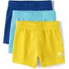 Navy/Aqua/Yellow 3-pack