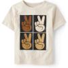 imageThe Childrens Place BabyGirls and Toddler Basic Long Sleeve Layering TeesPeace Sign Hands