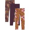 Purple Boquets/Violet/Brown Floral 3-pack