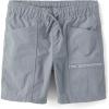 imageThe Childrens Place Boys Quick Dry Pull on Cargo Shorts 55Fin Gray
