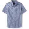imageThe Childrens Place Boys Short Sleeve Poplin Button Down ShirtBlue Stripe