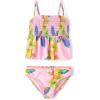 imageThe Childrens Place Girls 2Piece Tankini SwimsuitLuau Print