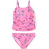 imageThe Childrens Place Girls 2Piece Tankini SwimsuitNeon Happy Pink