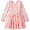 imageThe Childrens Place baby girls Heart Mesh Tutu DressGlitter Lt Plum