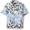 imageThe Childrens Place boys Short Sleeve Button Up ShirtPearl Blue Tropical