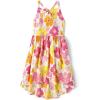 imageThe Childrens PlaceShort Sleeve Fashion DressPink Yellow Floral