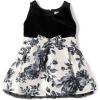 Black White Floral