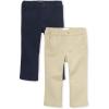 imageand Toddler Bootcut Chino PantsSandyTidal 2pack