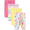 Popsicle/Pink/Striped/Yellow 4-pack