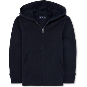 imageActive Long Sleeve Hooded Full Zip Front SweatshirtNew Navy