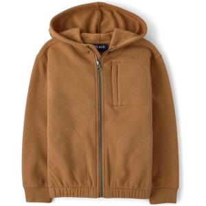 imageActive Long Sleeve Hooded Full Zip Front SweatshirtRoasted Nuts