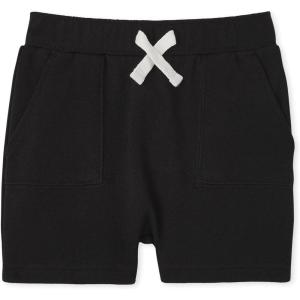 imageThe Childrens Place Baby Boys and Toddler Active Knit ShortsBlack