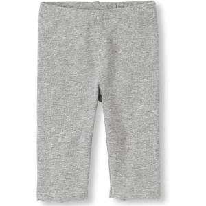 imageThe Childrens Place Baby Girls Capri Leggings 2 PackHeather Smoke Single