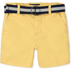 imageThe Childrens Place BabyBoys and Toddler Belted Chino ShortsBanana Pudding