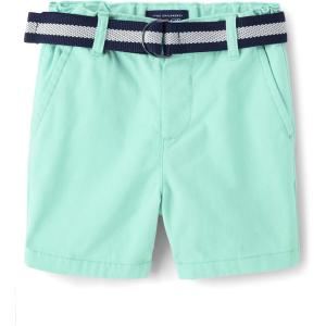 imageThe Childrens Place BabyBoys and Toddler Belted Chino ShortsMellow Aqua