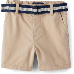 imageThe Childrens Place BabyBoys and Toddler Belted Chino ShortsToast