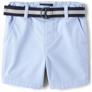 imageThe Childrens Place BabyBoys and Toddler Belted Chino ShortsWhirlwind Blue